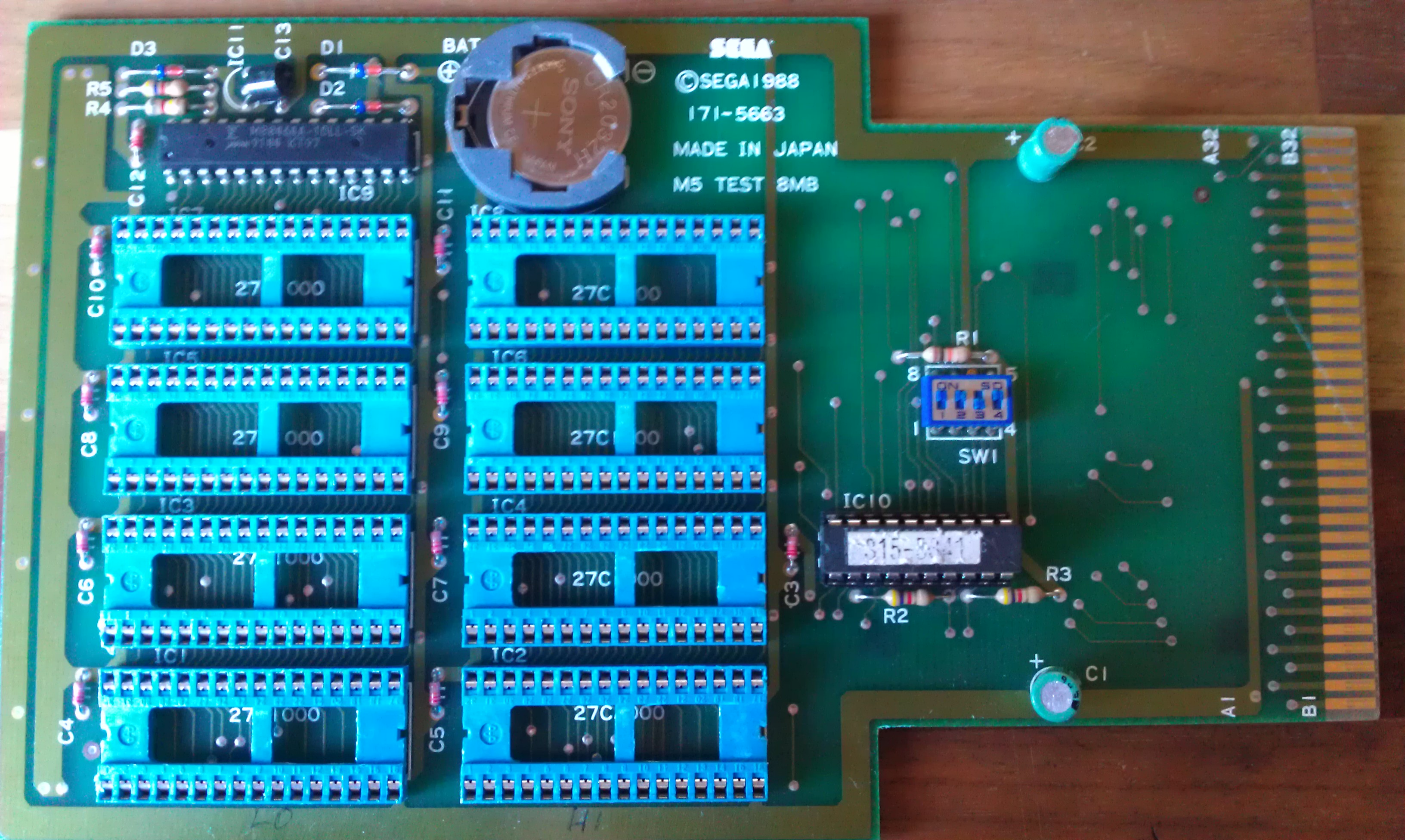 SEGA Megadrive EPROM PCB – JAMMArcade.net